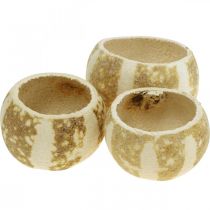 Article Citrouille déco naturelle Séchée Blanchie 5-6cm 50 pièces