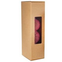 Article Fleurs séchées géantes de pissenlit, décoration élégante pour la maison, 12 cm, lot de 4