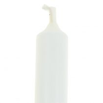 Article Bougies pyramidales petites bougies blanches 6,5 cm 24 pcs