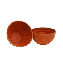 Article Bol R en plastique terre cuite Ø17cm, 10 pièces