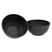 Article Bol R en plastique anthracite 19 cm, 10 pièces