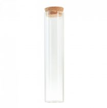 Article Vase décoratif tube à essai avec couvercle en liège Ø4cm H18cm 6pcs