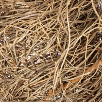 Article Couronne en matériau naturel, couronne décorative naturelle pour projets de bricolage, 35 cm