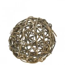 Article Boule déco vigne naturel foncé Ø20cm