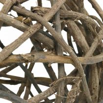 Article Boule déco vigne naturel foncé Ø25cm