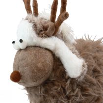 Article Décoration de table renne Noël décoration figurine de Noël 23cm