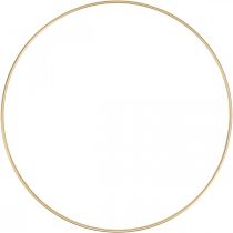 Article Bague métal anneau déco Scandi anneau déco boucle doré Ø40cm 4pcs