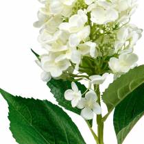 Article Panicule hortensia blanc crème, hortensia artificiel, fleur en soie 98cm