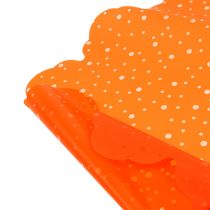 Manchette rosace orange Ø 48 cm 50 p.