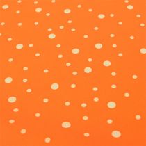 Manchette rosace orange Ø 48 cm 50 p.