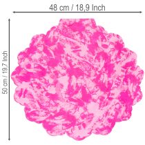 Article Collier de fleurs Rondella rose pour bouquets, 48 cm