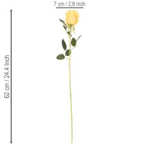 Article Roses artificielles à longue tige, 62 cm, lot de 12