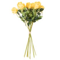 Article Roses artificielles à longue tige, 62 cm, lot de 12