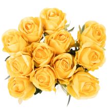 Article Roses artificielles à longue tige, 62 cm, lot de 12