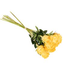 Article Roses artificielles à longue tige, 62 cm, lot de 12
