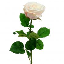 Rose artificielle crème 69 cm