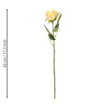 Article Bouquet de roses (6 pièces) de 44 cm, pour une décoration élégante du salon.