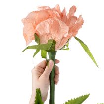 Article Rose artificielle géante pour une décoration intérieure élégante et charmante, 92 cm