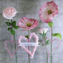 Article Rose artificielle pour la décoration d'intérieurs et de mariages, 92 cm