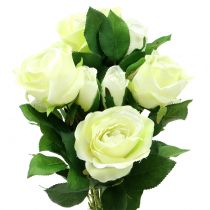 Bouquet de roses crème 48 cm