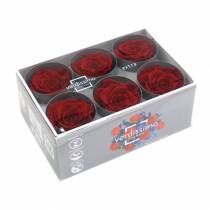 Article Infinity Roses Large Ø5,5-6cm Rouge 6 pcs