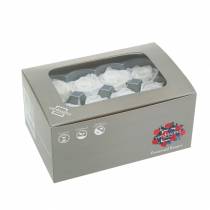 Article Roses stabilisées moyennes Ø4-4,5cm blanches 8 pcs