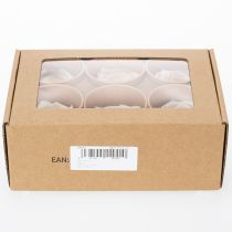 Article Têtes de roses stabilisées pour compositions florales élégantes, 5 cm, lot de 6