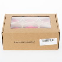 Article Décorations de roses stabilisées, véritables fleurs pour la décoration de table, floraisons uniques et durables, 5 cm, lot de 6