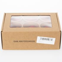 Article Roses stabilisées décoratives, 5 cm, lot de 6, pour une touche romantique dans votre salon ou pour un mariage.