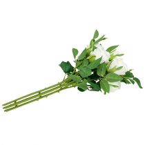 Article Bouquet de roses blanches L46cm