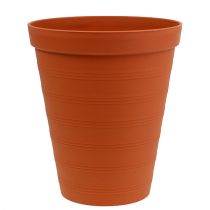 Article Pot à roses plastique 19cm terre cuite 1 pièce
