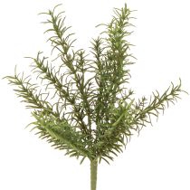 Article Romarin herbes artificielles avec 8 branches et tige 32cm 3 pcs