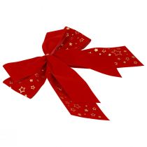 Noeud rouge Noeud déco étoile de Noël extérieur 21cm