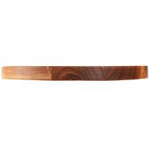 Article Plateau rond en bois d'acacia huilé naturel Ø30cm H2,5cm
