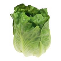 Tête de laitue verte salade décorative aliment factice 14cm