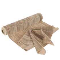 Article Chemin de table en ruban de velours froissé 25 cm x 2 m