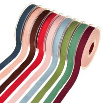 Article Ruban décoratif en velours 15 mm 7 m couleurs variées