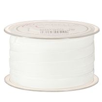 Article Ruban velours Ruban déco Ruban cadeau Blanc 10mm 20m