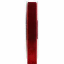 Article Ruban velours rouge foncé 20mm 10m