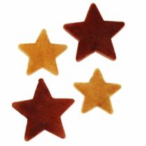 Article Saupoudrer décoration star mix curry floqué, rooibos 4cm/5cm 40p