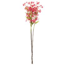Article Branche artificielle fleurie d'orchidée Oncidium, décoration 112 cm, lot de 3