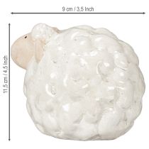 Article Moutons décoratifs, un élément de décoration convivial pour le salon et le jardin, 11 cm, lot de 2