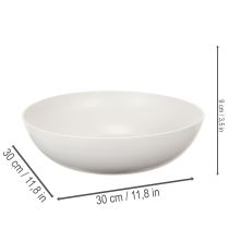 Article Grand bol rond, bol décoratif polyvalent, 30 cm