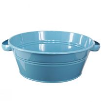 Article Bol manche rond bol décoratif bol à fleurs bleu Ø33,5cm