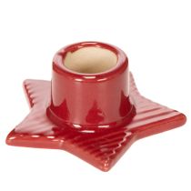 Article Bougeoir en forme d'étoile pour bougies coniques, Avent et Noël, 8 cm, lot de 2