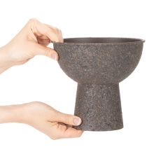 Article Pot rond avec base, 18 cm