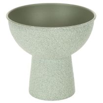 Article Pot de fleurs rond moderne sur un socle haut, 18 cm