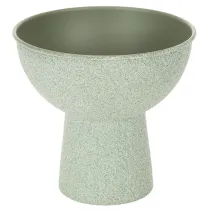 Article Pot de fleurs rond moderne sur un socle haut, 18 cm