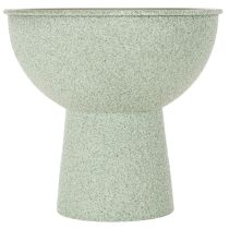 Article Pot de fleurs rond moderne sur un socle haut, 18 cm