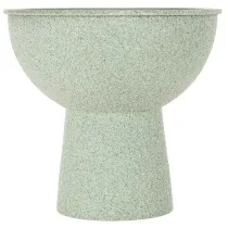 Article Pot de fleurs rond moderne sur un socle haut, 18 cm